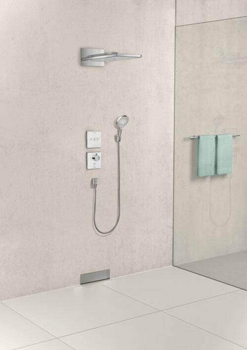 Actual product image hansgrohe Rainmaker Select 580 3jet Overhead Shower : Colour - White/Chrome (3 Beam types, 20 l/min)