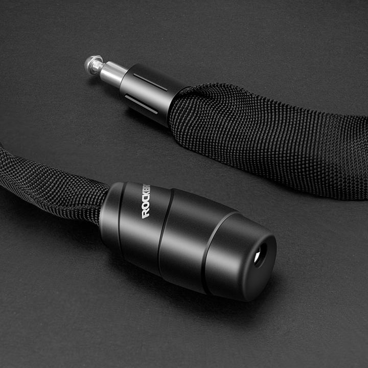 Image du produit Rockbros 3230002001 antivol pour vélo avec combinaison et clé - noir (95 cm)