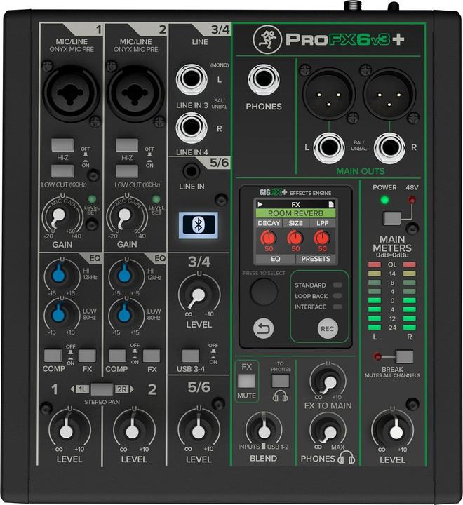 Mackie ProFX6v3+ (Mixer da studio e live)