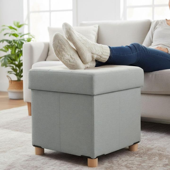 Actual product image Relaxdays Hocker mit Stauraum