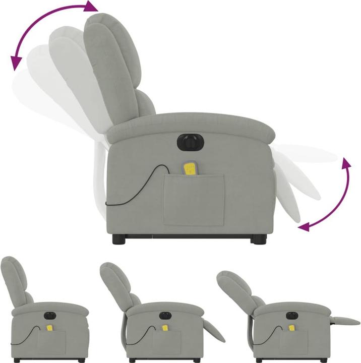 Image du produit vidaXL Massagesessel mit Aufstehhilfe