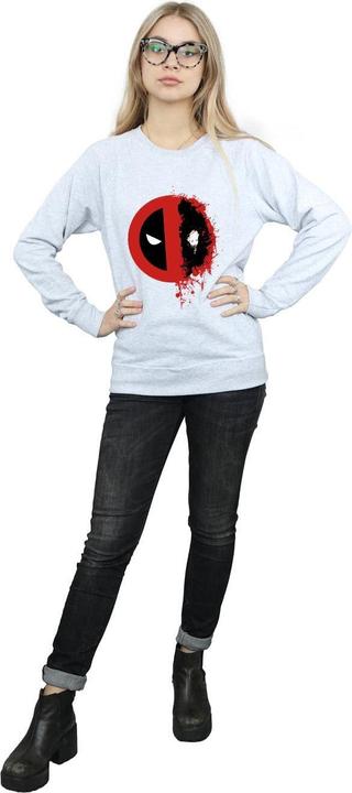 Image du produit - Sweat DEADPOOL SPLIT SPLAT LOGO - Femme (M)