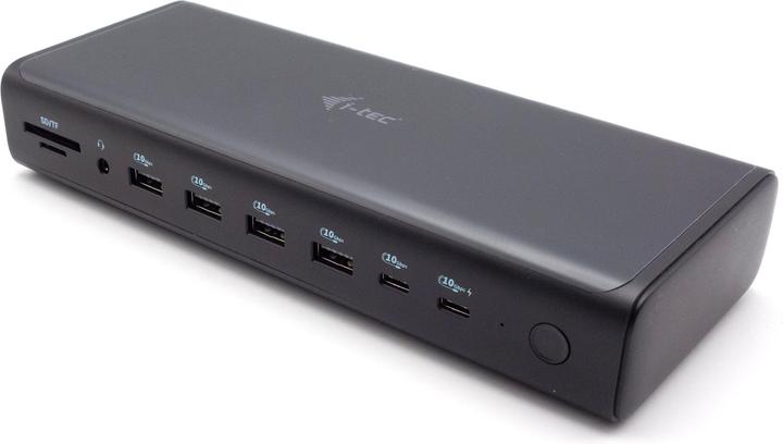 Produktbild i-tec Universal 6x 4K Display DS 6x4K 2xDP 2xHDMI 2xUSB-C 1xGLAN 2xUSB-C Gen.2 4xUSB 3.2 1xAudio/Mic (USB-C)