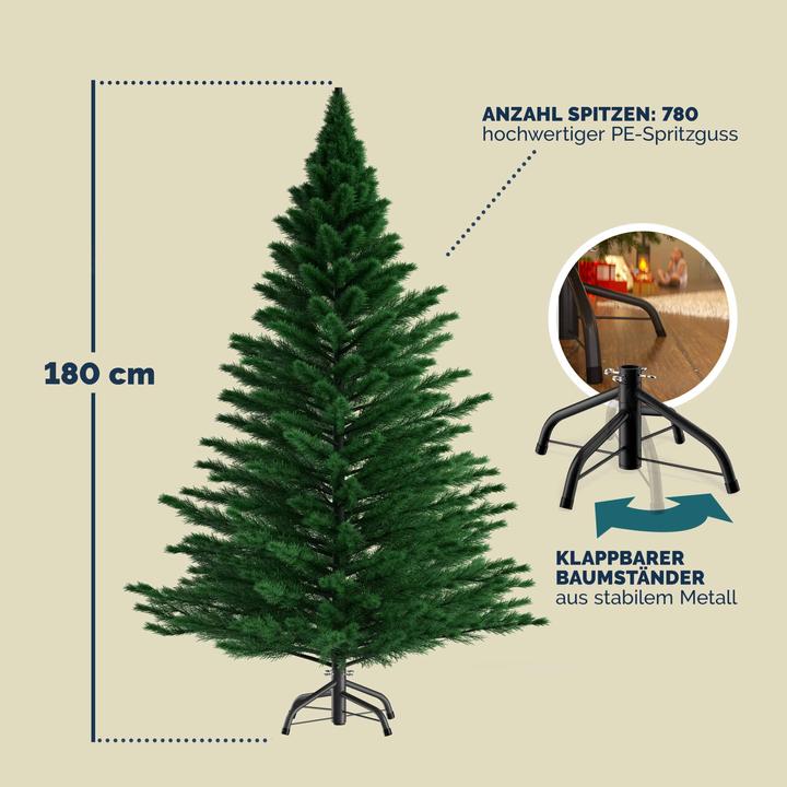 Actual product image Casaria Weihnachtsbaum (180 cm)