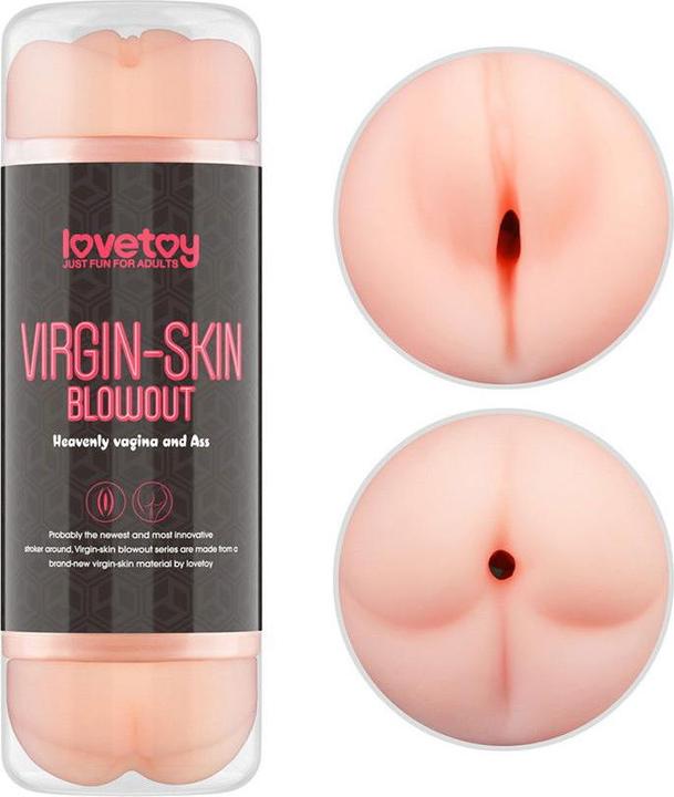Produktbild Lovetoy Virgin-Skin Blowout Double Side Stroker - Vagina and Ass