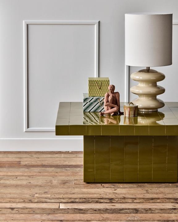 Actual product image House Doctor Coffee table, HDBrick, Green (100 x 100 x 15 cm)