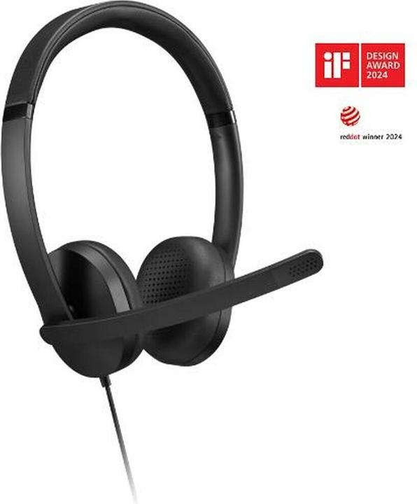 Actual product image Lenovo USB-A Wired Stereo Headset Gen 2 (Cable, USB-A)