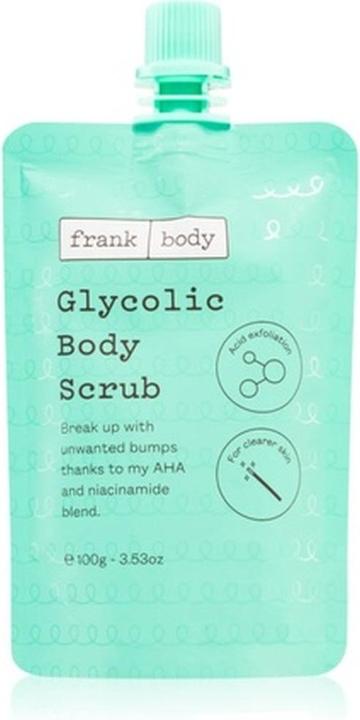 Actual product image Frank Body Glycolic Scrub 100 g with AHA Acids