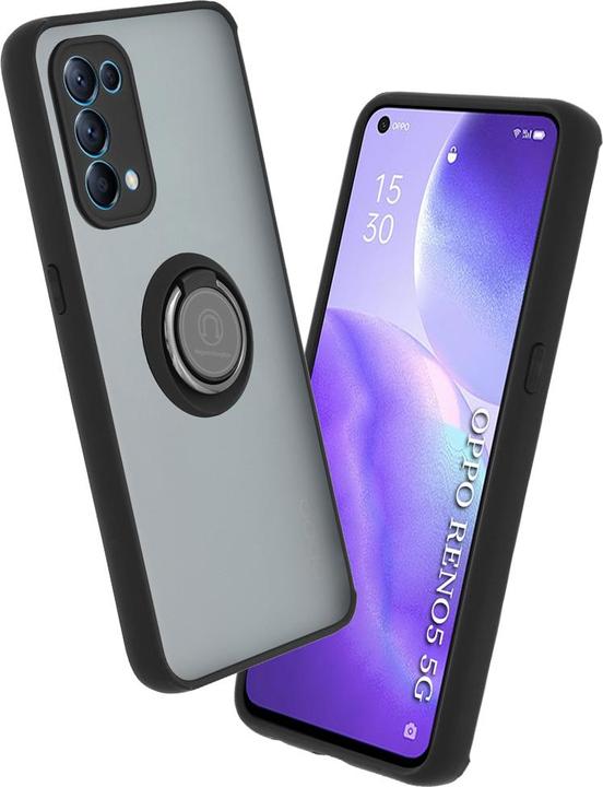 Actual product image Techsuit - Glinth - Oppo Reno5 5G / Find X3 Lite 5G - Black (Oppo Find X3 Lite, Oppo Reno 5 5G)