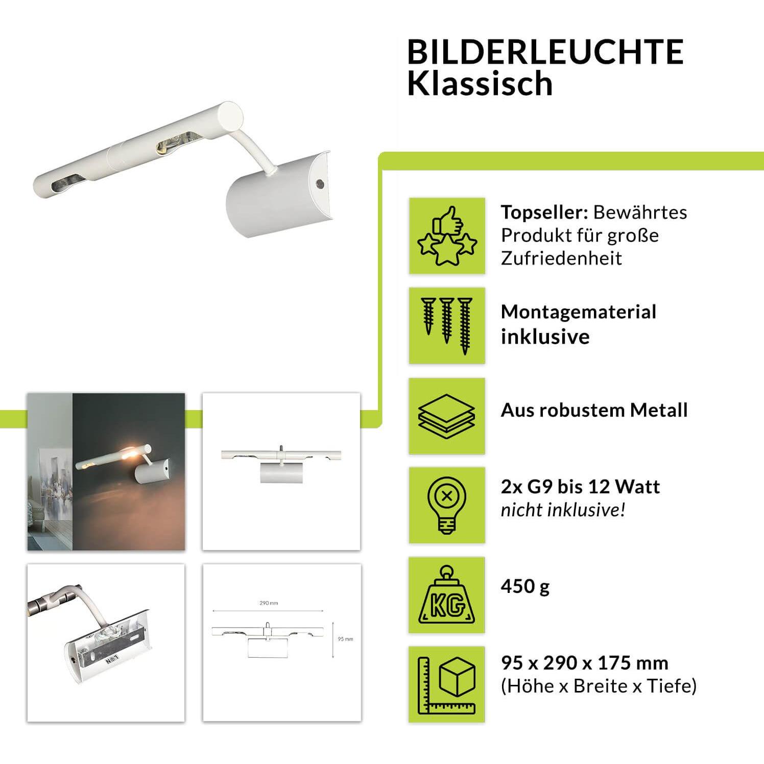 Thumbnail - Licht-Erlebnisse, Wandleuchte + Deckenleuchte, Picture Light (G9)