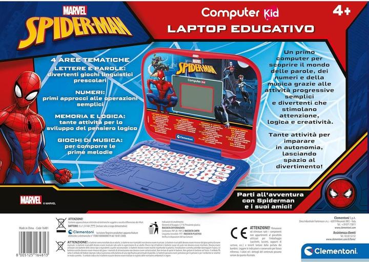 Image du produit Clementoni Ordinateur portable Spiderman 4+