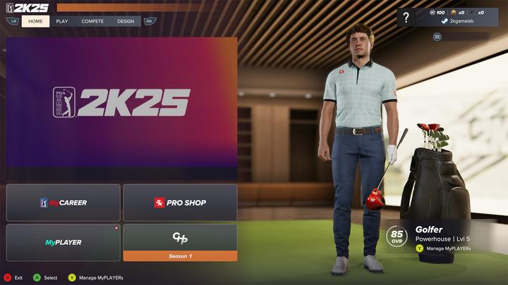 Actual product image 2K Games PGA Tour 2K25 (PS5, DE)