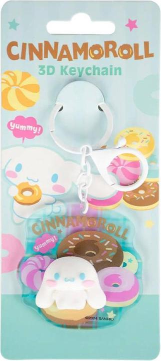 Actual product image Sanrio 3D Cinnamoroll Keyring