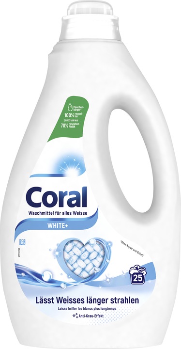 Coral Optimal White (25 Waschgänge, Flüssig)