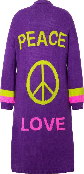 Produktbild Angel of Style Long-Strickjacke, Rücken Peace-Motiv, offene Form (56)