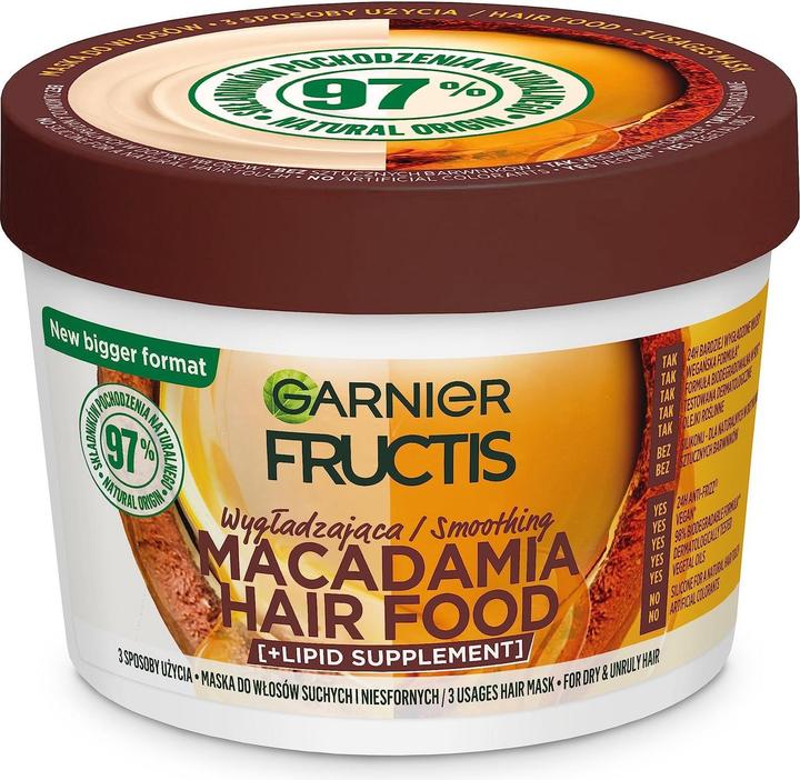 Produktbild Garnier Hair Food Moisturizing Mask For Macadamia 400Ml (400 ml)
