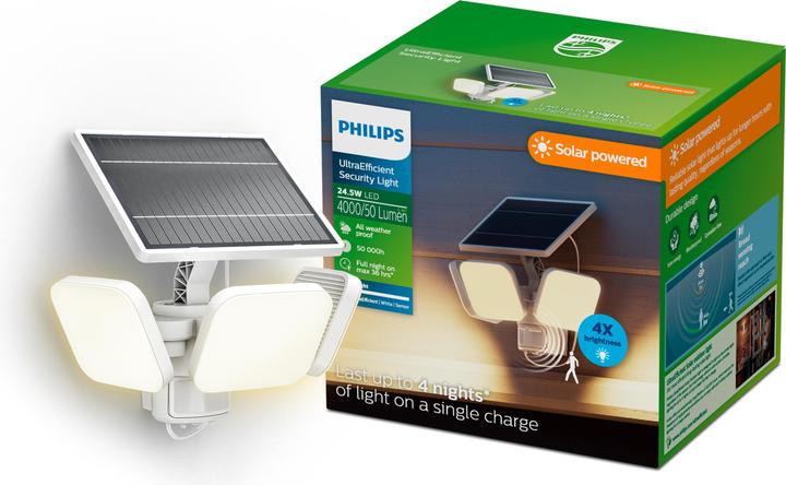 Actual product image Philips Outdoor Ultra-Efficient Solar Zyren (4000 lm, IP65)