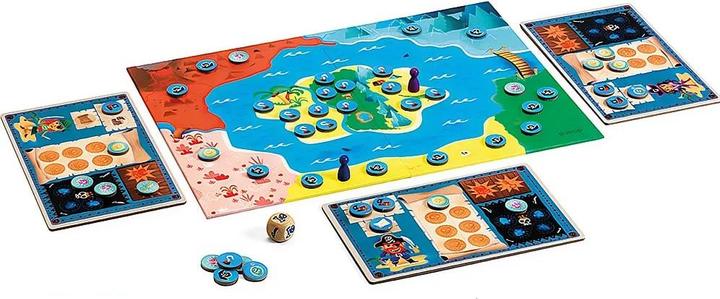 Actual product image Djeco Pirate Iceland (English, French, Italian, Portuguese, 2 - 4 Players)