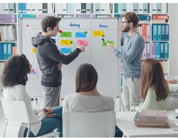 Image du produit Legamaster mobile Multiboard xl Tableau d'affichage (150 x 120 cm)