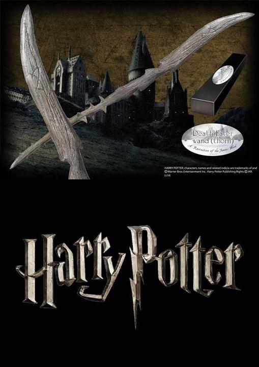 Image du produit Noble Collection Harry Potter Baguette magique Mangemort version 6 (édition de personnages)