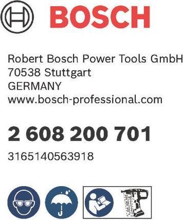 Produktbild Bosch Professional Zubehör Schmalrückenklammer TK40 20G, 5,8 mm, 1,2 mm, 20 mm, verzinkt