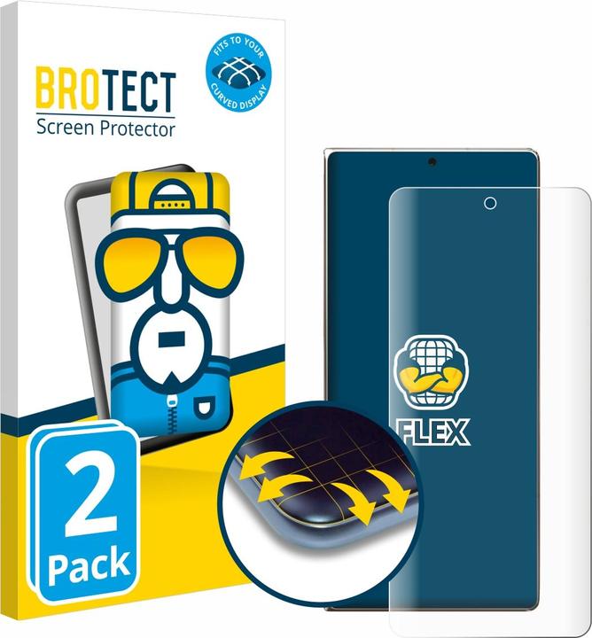 Produktbild BROTECT Fullscreen Schutzfolie Displayschutz Folie Klar Transparent (2 Stück, Huawei Mate X)