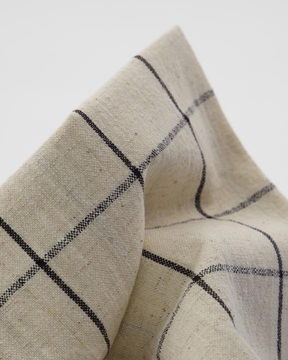 Produktbild House Doctor Tablecloth, HDJoin, BlackOff-white (150 x 260 cm)