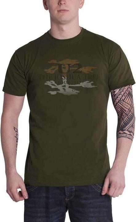 Actual product image Universal Textiles Unisex Adult Joshua Tree Back Print T-Shirt (S)