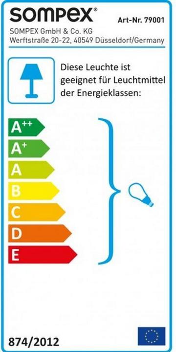 Label énergétique Sompex Doggy (E14)