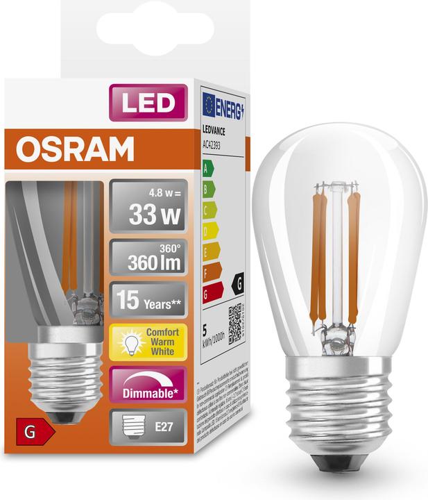 Image du produit Osram Led Retrofit Classic St45 (E27, 360 lm, 1x)