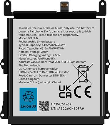 Image du produit Fairphone 6 Battery v1