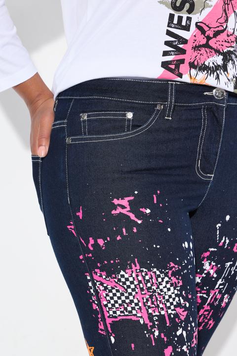 Actual product image Angel of Style Slim fit jeans with printed patterns (50)