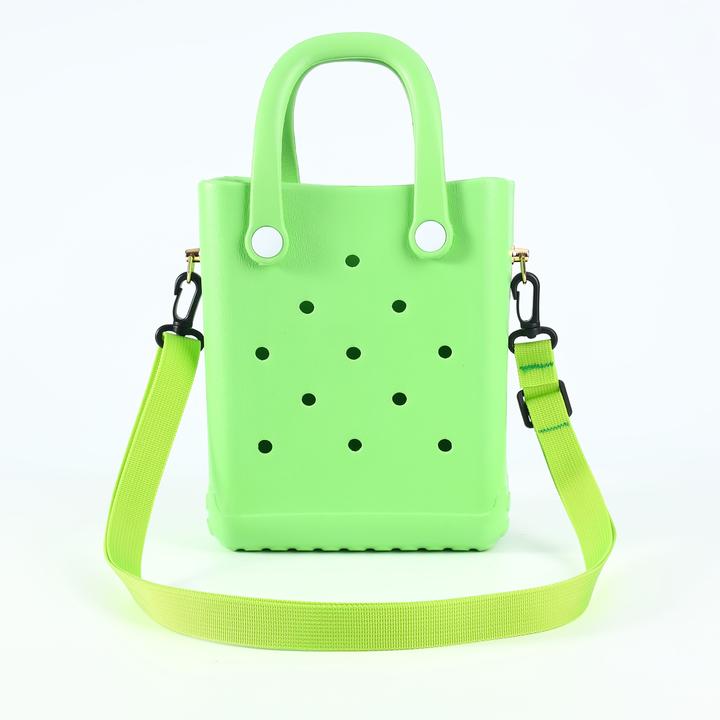 Image du produit Only-Bags.Store 1 Stück Mini Sommer Strandtasche, EVA Loch Reisetasche, Outdoor Sport Pool Boot Hochwertige