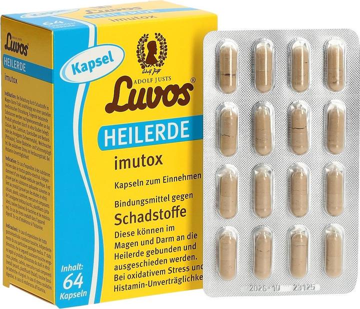 Immagine prodotto Luvos Argilla curativa Imutox (64 pz., Pillole, 94 g)