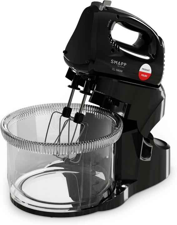 Productafbeelding Smapp Handmixer Blender met kom 451.8 2 kommen zwart (580 W)