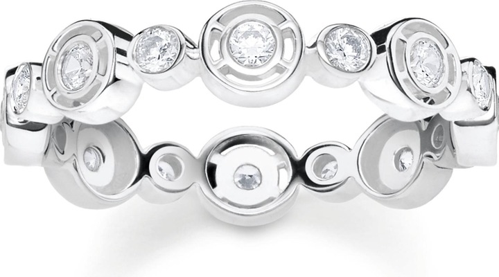 Produktbild Thomas Sabo Ring mit weissen Steinen silber (54, 925 Silber)