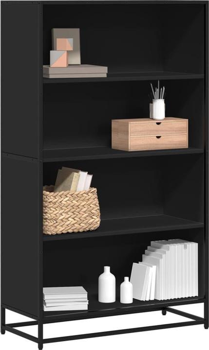 Actual product image VidaXL Bookshelf Standing shelf Office shelf File shelf Storage shelf Black
