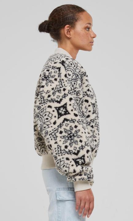 Image du produit Karl Kani KW233-050-1 KK Metal Signature Paisley Teddy Bomber Jacket (XS)