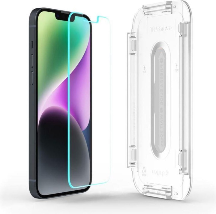 Produktbild Spigen Gehärtetes Glas GLAS.tR ez Passend für Apple iPhone 13 (1 Stück, Apple iPhone 14, Apple iPhone 13, Apple iPhone 16e, Apple iPhone 13 Pro)