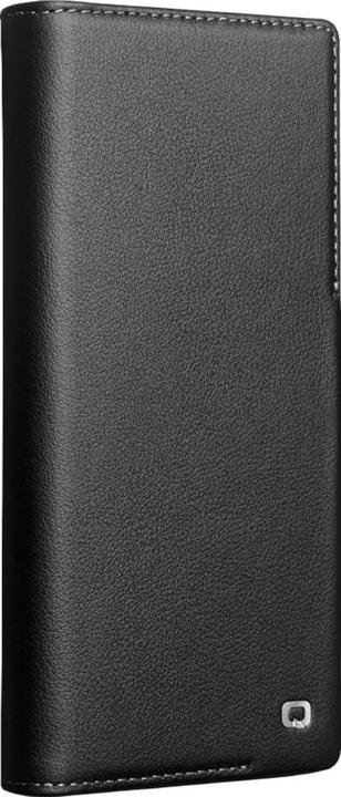 Produktbild QiAlino Hülle Flip matt mit magnetischem Verschluss Mattschwarz (Samsung Galaxy S24 Ultra)