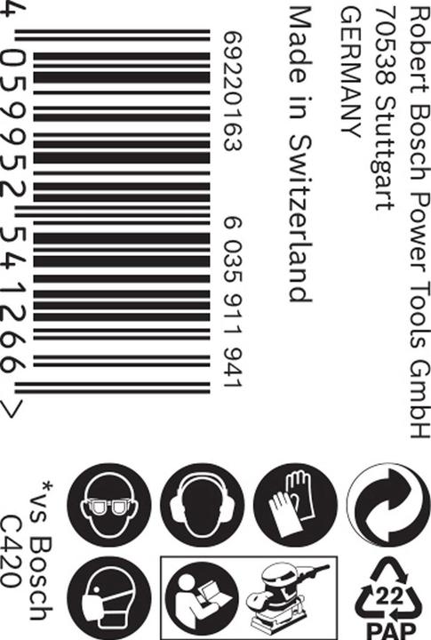 Image du produit Bosch Professional Zubehör Rouleau abrasif Expert M480, 115 mm, 5 m, G 150 (150)