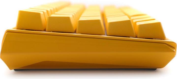 Actual product image Ducky One 3 Yellow Gaming Keyboard, RGB LED - MX-Red (US) (US, Cable)