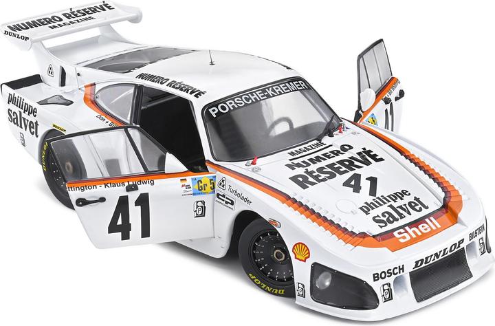 Image du produit Solido 1:18 Porsche 935 K3 blanche #41