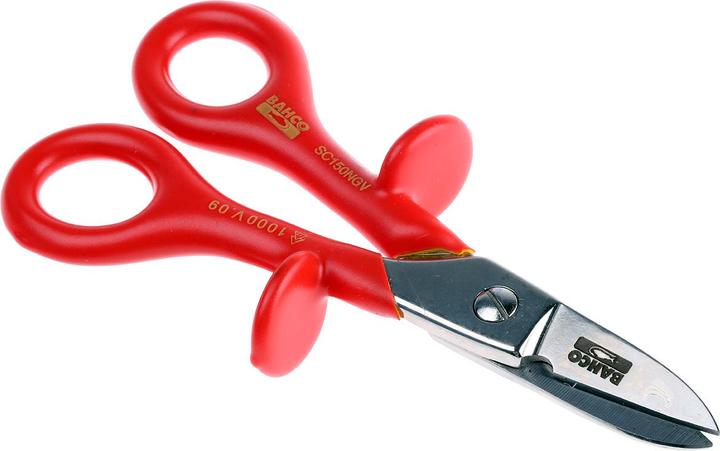 Actual product image Bahco Electrician scissors double layer 150 mm (15 cm)