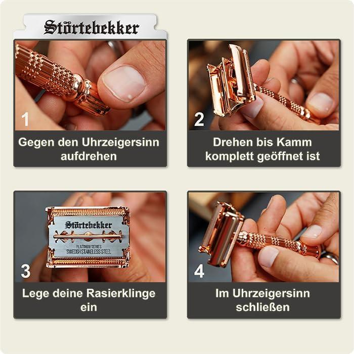 Actual product image Störtebekker Safety razor set