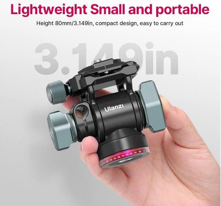 Produktbild Ulanzi Stativkopf U-190 Mini Fluid (Panoramakopf)