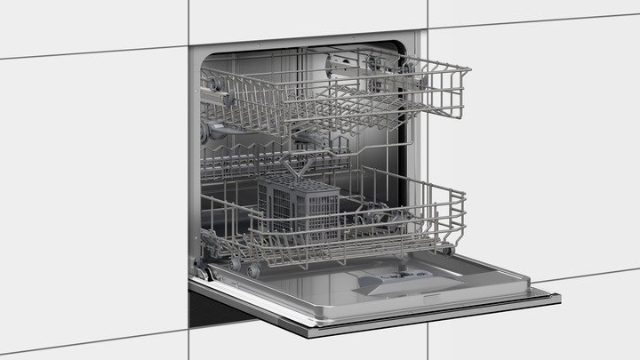Produktbild Bosch Hausgeräte Serie 6, Einbau-Modular-Geschirrspüler, 60 cm, Schwarz, SCX6ITB00E