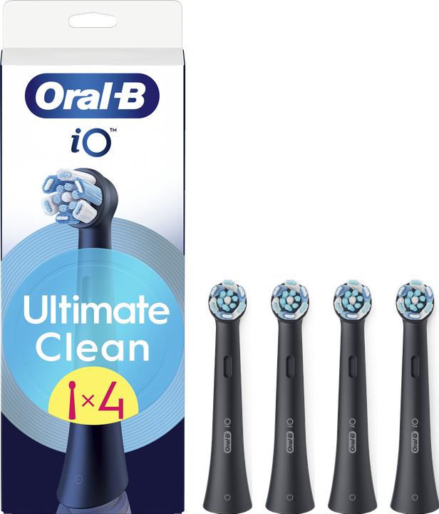 Immagine prodotto Oral-B iO RB CBF-4 UltimateClean Nero Confezione da 4 pezzi (Spazzolino sonico)