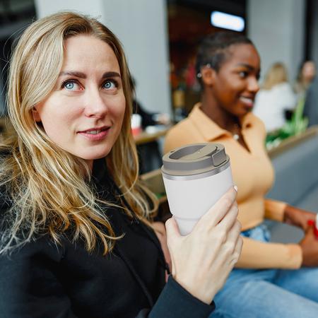 Actual product image Asobu - PickUp - ToGo coffee mug, white (0.36 l)