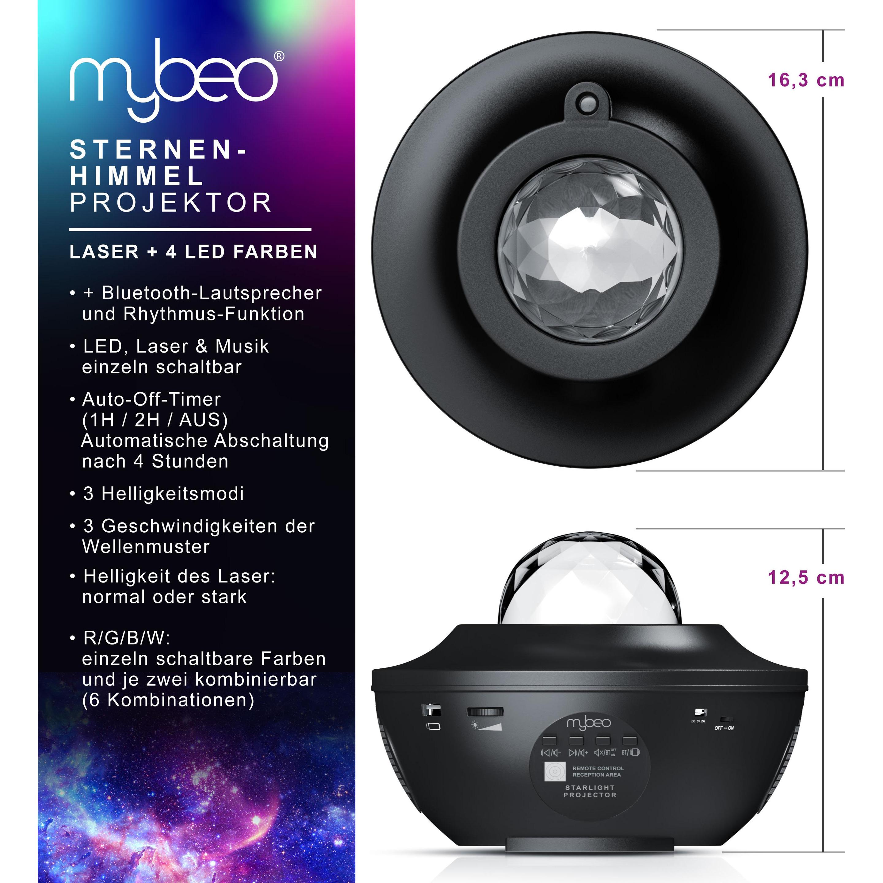 Thumbnail - Mybeo, Nachtlicht, Sternenhimmel Projektor